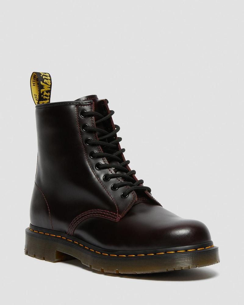 Dr Martens 1460 Slip Resistant Atlas Leren Werklaarzen Heren Bordeaux | NL 187ILH